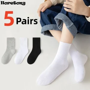 Horetong 5 Pairs Pure Cotton