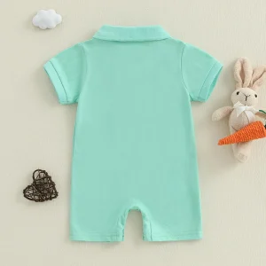 Infant Boy Romper Short Sleeve