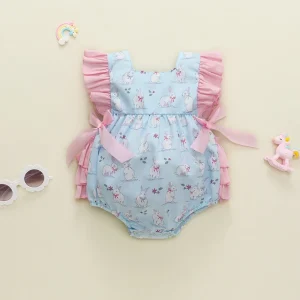 Infant Floral Print Ruffle