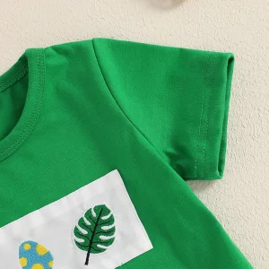 Cute Baby Boy Summer Clothes Set Dino
