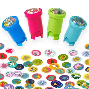 Sticker Stamper, 4 Pack Of 640 Motivational Sticker Stamps