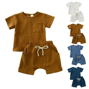 Cotton Linen Kids Clothes
