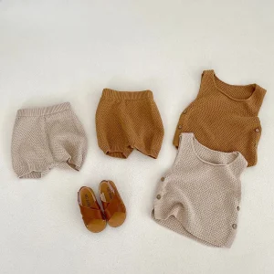 Summer Ins Baby Knitted Sweater Thin Vest